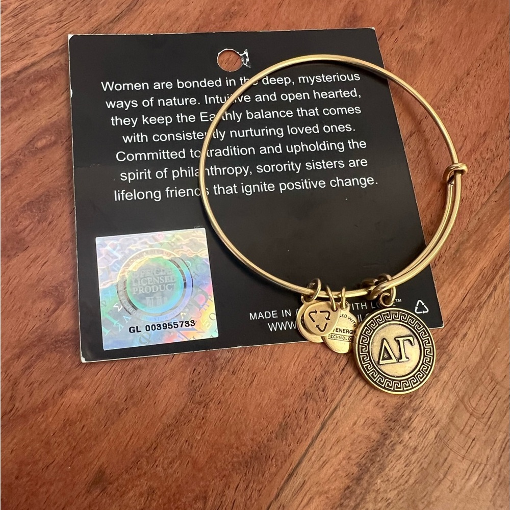Alex and Ani Delta Gamma Bangle Bracelet - Picture 4 of 7